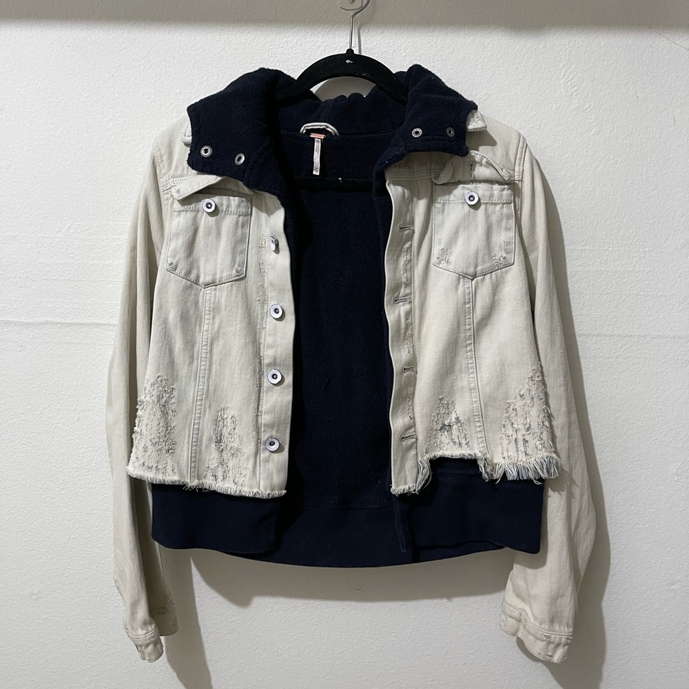 Jean/hooded jacket